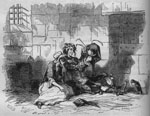 illustration of Barnaby and his mother, seated in a prison cell